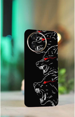 TJ CREATION Vivo T3x 5G Mobile Skin(Ultra Super Dark Angry Wolf Skin With High Mattte Finish.......)