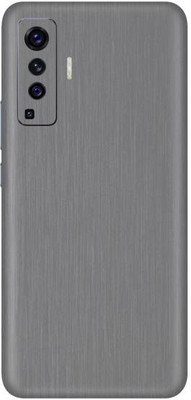 Vcare GadGets Vivo X50 Mobile Skin(Brushed Silver)