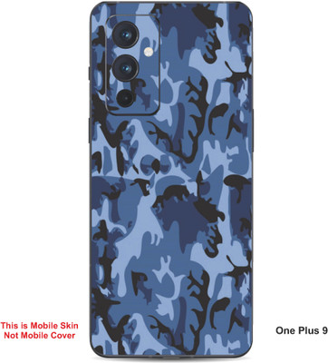 VYBE The Smart Choice One Plus 9 Camouflage Embossed Mobile Skin(Judge Grey A4)
