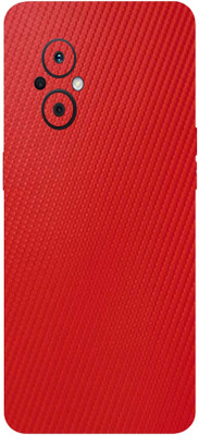 LAMHA Oppo F21 Pro 5G, OPPO F21 Pro 5G Mobile Skin(Ultra Super Red Carbon Fiber Skin With High Matte Finish.)
