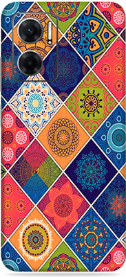 SkinoMania Redmi 11 Prime(5G) Mobile Skin(Multicolor Ethnic Pattern)