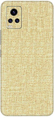 Vcare GadGets Vivo V20 Pro Mobile Skin(Light Hemp Wooden)