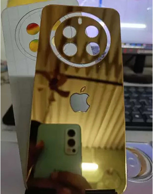 GPTECK REALME 12 PLUS 5G GOLD MIRROR BACK PANNEL Mobile Skin(Gold)