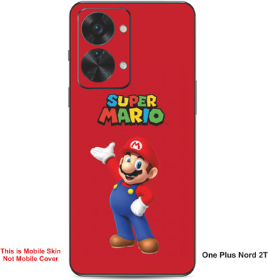 VYBE The Smart Choice One Plus Nord 2T Super Mario Embossed Mobile Skin(Engine Red 30)