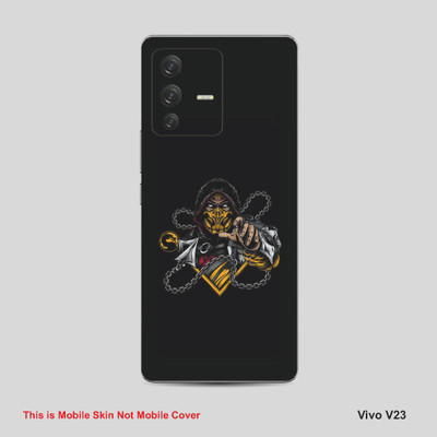 VYBE The Smart Choice Vivo V23 Broken gamer Mobile Skin Mobile Skin(Metallic Bronze A34)
