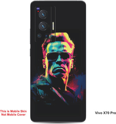 VYBE The Smart Choice Vivo X70 Pro Art Embossed Mobile Skin(Multi Color 13)