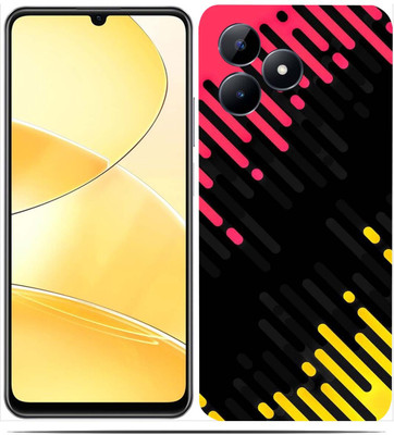 AsSkin Realme C51 Mobile Skin(Ultra Super Abstract Line Art Skin With High Matte Finish..0786)