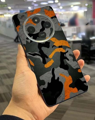 BUGGU Redmi 14C 5G mobile skin Mobile Skin(Orange)