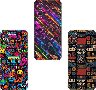 wrap craft SAMSUNG GALAXY A05S COMBO(PACK OF 3)Camera&Back Protector Premium Vinyl Mobile Skin(Multicolor)