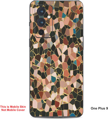 VYBE The Smart Choice One Plus 9 Pattern Embossed Mobile Skin(Oyster Pink A4)