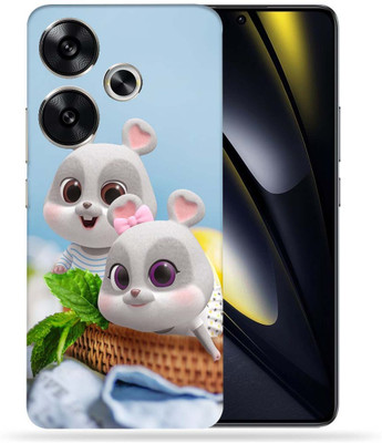 OggyBaba OggyBaba Poco F6 5g Mobile Skin(Cute Rabbit)