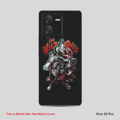 VYBE The Smart Choice Vivo V25 Pro The Wilid One Mobile Skin Mobile Skin(Black Cow A33)