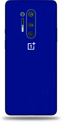 AsSkin Oneplus 8Pro Mobile Skin(Blue Matte Skin With Glossy Matte Finish.)