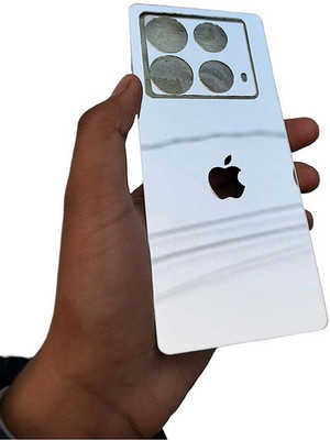 TWUAOP INFINIX NOTE 40 5G MOBILE SKIN ACRYLIC SHEET MIRROR BACK PANNEL APPLE Mobile Skin(Silver)
