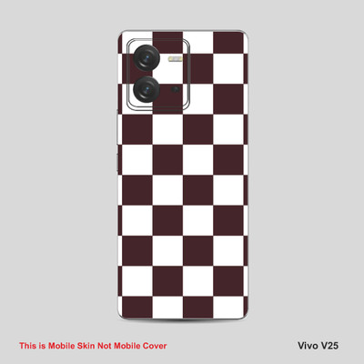 VYBE The Smart Choice Vivo V25 Pattern Mobile Skin Mobile Skin(Multi ColourCB22)
