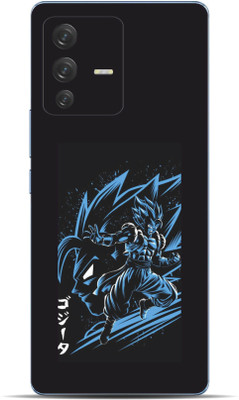 VYBE Vivo V23 Pro Goku Mobile Skin Mobile Skin(UCLA Blue 32)