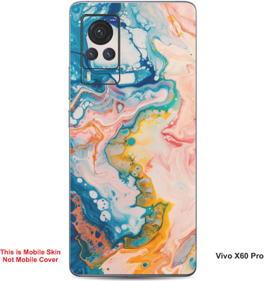 VYBE The Smart Choice Vivo X60 Pro Abstract Embossed Mobile Skin(Dust Storm 11)