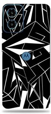 WeCre8 Skin's WeCre8 Skin's Moto_G34_5G Mobile Skin(B&W Abstract)
