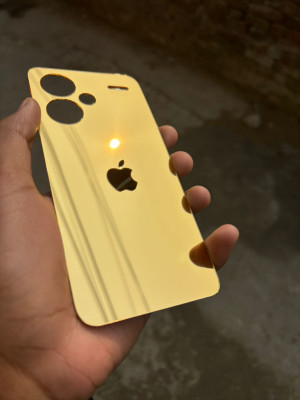 TWUAOP REDMI NOTE 13 PRO PLUS 5G MIRROR BACK PANNEL ACRYLIC SHEET APPLE Mobile Skin(Gold)