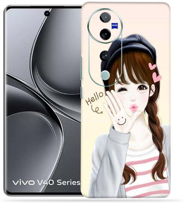 OggyBaba OggyBaba Vivo V40 pro 5g Mobile Skin(Cute-Girl)