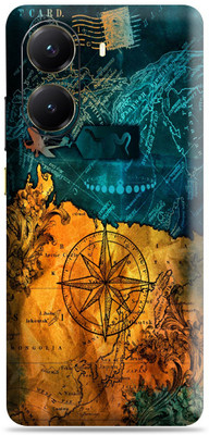 SkinoMania POCO X7 Pro 5G Premium Vinyl Mobile Skin (Multicolor) Mobile Skin(18th Century Map)