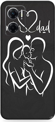 SkinoMania Redmi 11 Prime(5G) Mobile Skin(B&W Mom Dad)