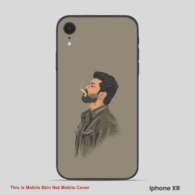VYBE The Smart Choice iPhone XR Vijay Thalapathy Mobile Skin(Sage Grey 5)