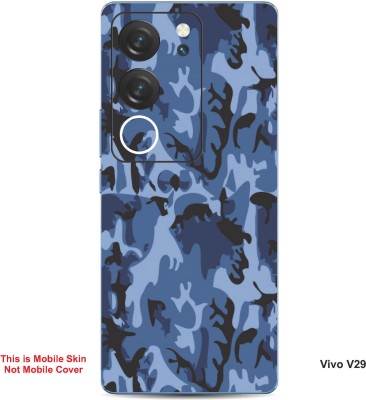 VYBE The Smart Choice Vivo V29 Camouflage Embossed Mobile Skin(Pickled Bluewood 7)