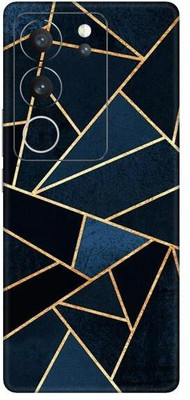 Vcare GadGets Blue Triangle Vivo V29 5G Mobile Skin(Multicolor)
