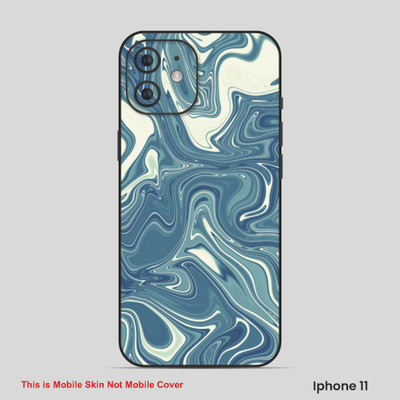 VYBE The Smart Choice iPhone 11 Pattern Mobile Skin(Smalt Blue 1)