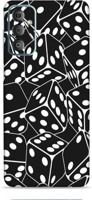 WeCre8 Skin's Samsung Galaxy F23 5G Mobile Skin(Dice Multicolor Mobile Skin With Cleaning Wipe)