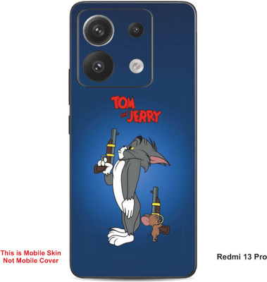VYBE The Smart Choice Redmi 13 Pro Tom & Jerry Embossed Mobile Skin(Fun Blue A1)