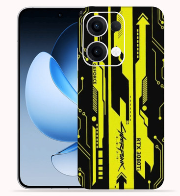 OggyBaba OggyBaba Poco M6 Plus 5g Mobile Skin(Cyberpunk-Yellow-Black)