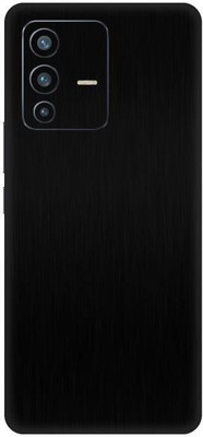 Vcare GadGets Brushed Black vivo V23 Pro 5G Mobile Skin(Brushed Black)