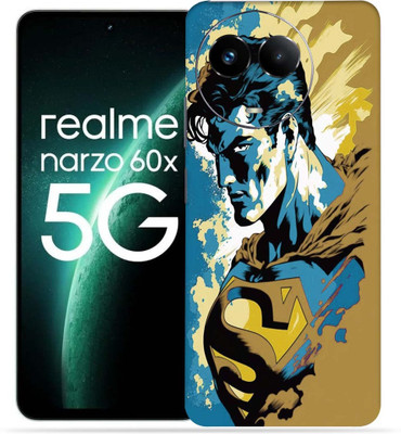 OggyBaba Realme Narzo 60X 5g Mobile Skin(Angry Superman)