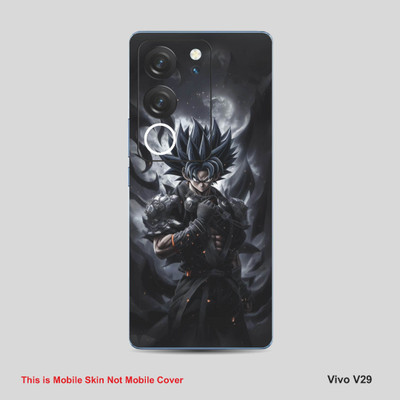 VYBE The Smart Choice Vivo 29 Goku Mobile Skin Mobile Skin(Bright Grey 04)