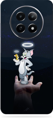 SkinoMania realme 12x 5G Premium Vinyl Mobile Skin (Multicolor) Mobile Skin(Angel Tom and Jerry)