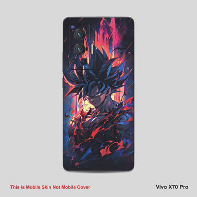 VYBE The Smart Choice Vivo X70 Pro Goku Mobile Skin Mobile Skin(Deep Rose A8)