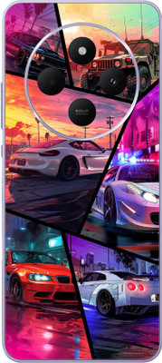yug emporium Mi Redmi A4 5G 3D Anime Car Premium Theme Full Back & Side Coverage Mobile Skin(Multicolor)