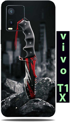 BugguSkin Vivo T1x Mobile Skin(Ultra Super Killer Knife Skin With High Matte Finish.)