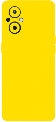 TJ CREATION OPPO F21 PRO 5G Mobile Skin(Ultra Super Yellow Matte Skin With High Matte Finish.)