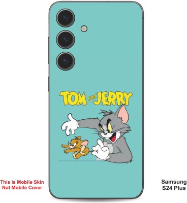 VYBE The Smart Choice Samsung S24 Plus Tom & Jerry Embossed Mobile Skin(Lights Blue 1)