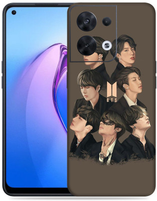 SkinoMania Oppo Reno 8 5G Mobile Skin(Multicolor BTS)