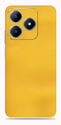 SkinoMania realme NARZO N63 Mobile Skin(yellow CF)