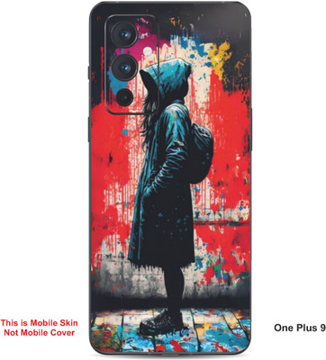 VYBE The Smart Choice One Plus 9 Abstract Embossed Mobile Skin(Persian A4)