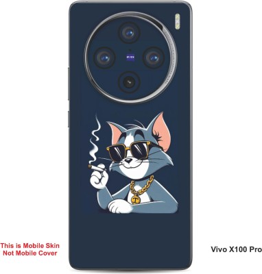 VYBE The Smart Choice Vivo X100 Pro Tom Embossed Mobile Skin(Dark Blue Grey B16)