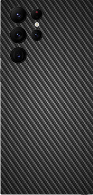 AsSkin Samsung Galaxy s22 Ultra 5g, samsung s22 ultra 5g, Samsung Galaxy Mobile Skin(Ultra Super Black Carbon Fiber Skin With High Matte Finish.)