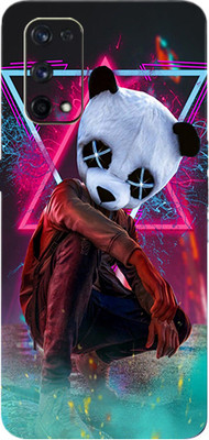 TJ CREATION Realme X7 Pro 5G Mobile Skin(Ultra Super Panda Party Mood With High Matte Finish.)