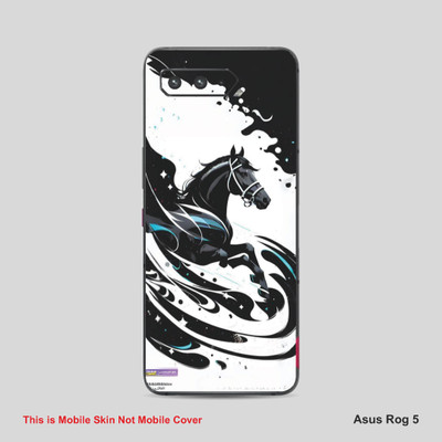 VYBE The Smart Choice Asus Rog 5 Animal Mobile Skin Mobile Skin(Ceramic, Black 3)