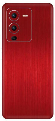 Vcare GadGets V25 Pro Mobile Skin(Dark Red Brushed)